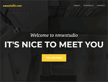 Tablet Screenshot of nmwstudio.com